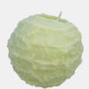 11.5 pastel green spiral ball candle 11.5 green