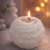burning spiral ball candle spiral ball candle