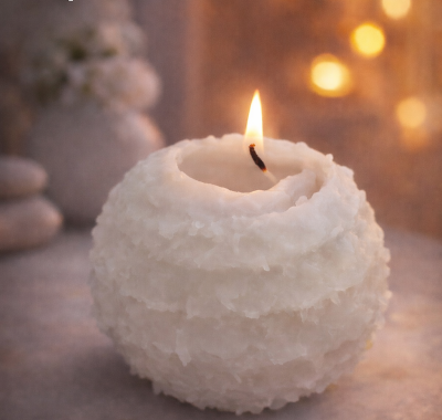 burning spiral ball candle spiral ball candle