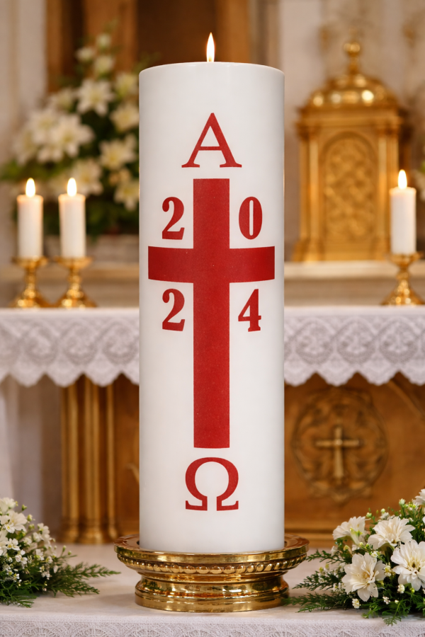 custom-printed-paschal-candle Custom Printed Paschal Candle - Easter 2026