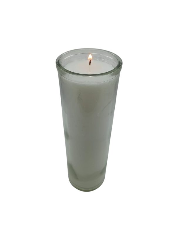7‑day memorial candle — glass